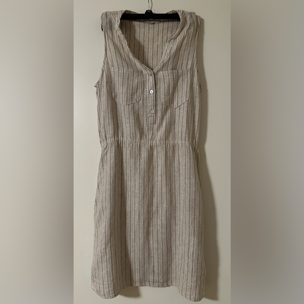 Sleeveless Striped Dress
